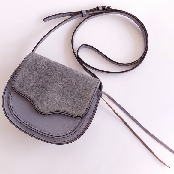 Rebecca Minkoff Mini Suki Lavender & Grey Crossbody Bag - Picture 3 of 15